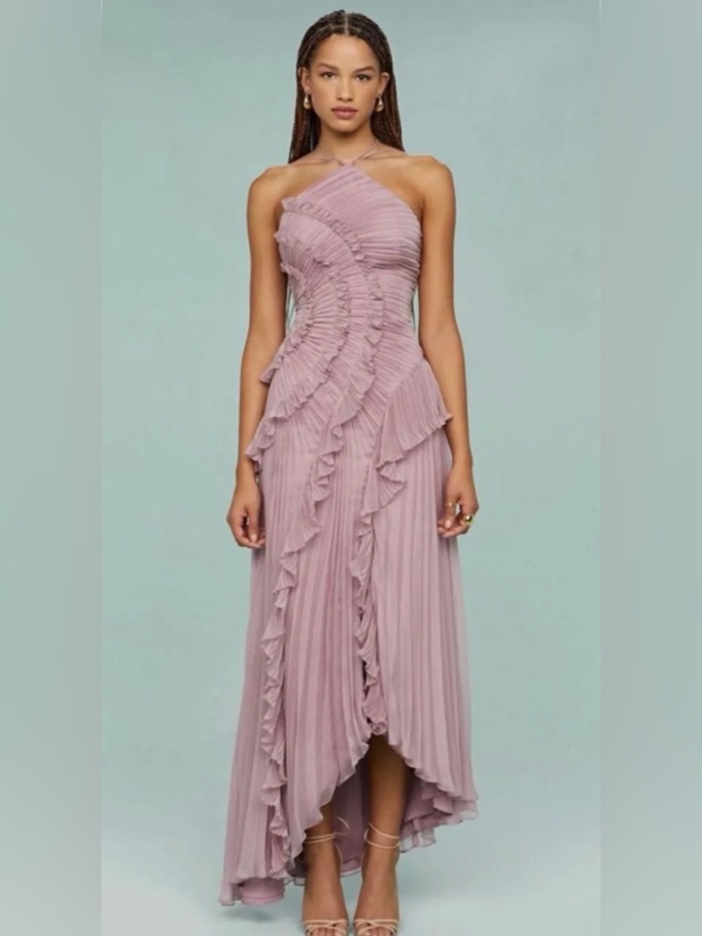 Pink Asymmetrical Dress